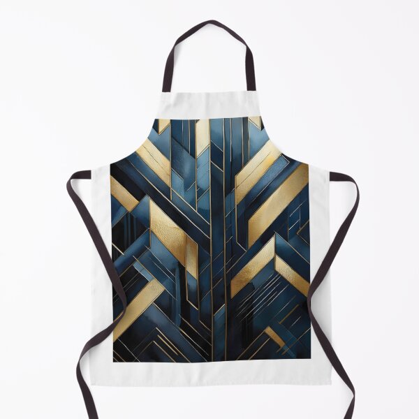 Artikelvorschau, Maskuline Kunst, Roboter, Bionik, Superheld, golden, gold und blau, sich kreuzende Formen und Linien, edel, luxuriös und ansprechend entworfen und verkauft von navitalidesign.