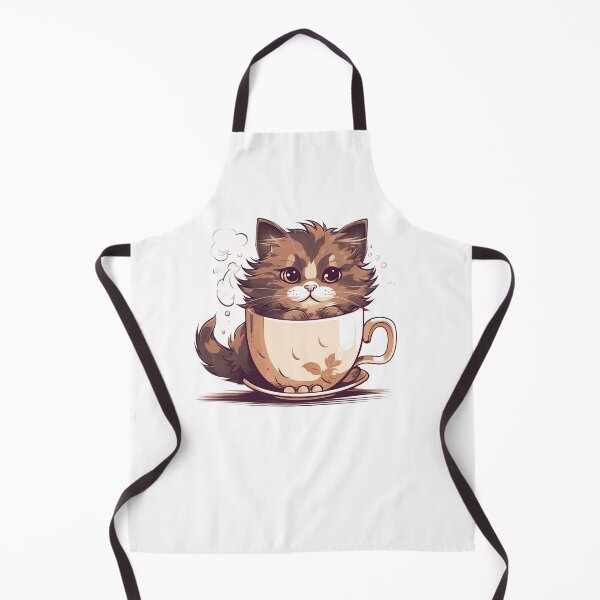 Item preview, Cat in a cup of tea designed and sold by TeeTemptation.