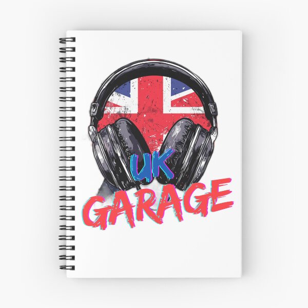 Item preview, Bold UK Garage DJ Headphones with Futuristic Art Deco UK Flag Vector Art designed and sold by zax454.
