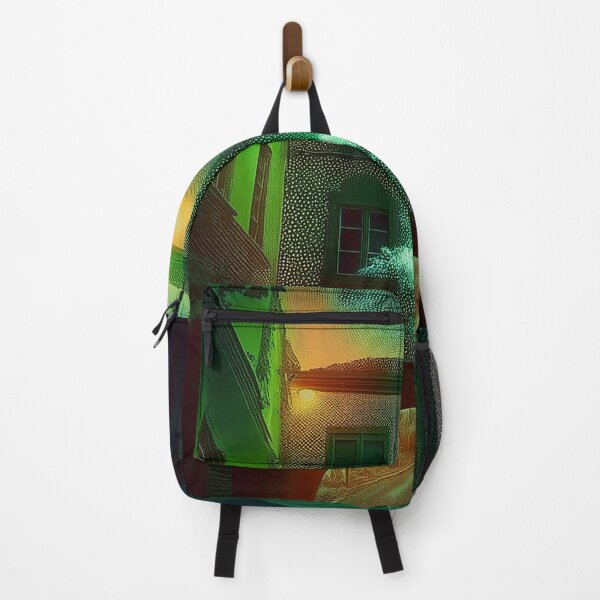 Item preview, My Mystical City - Shades of green and yellow- darkness/a2 designed and sold by My-fake-places.
