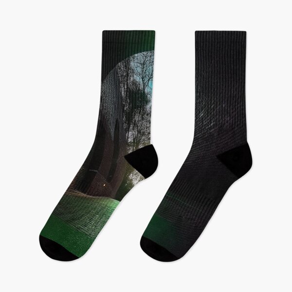 Item preview, My Mystical City - Green and black- darkness/a4 designed and sold by My-fake-places.