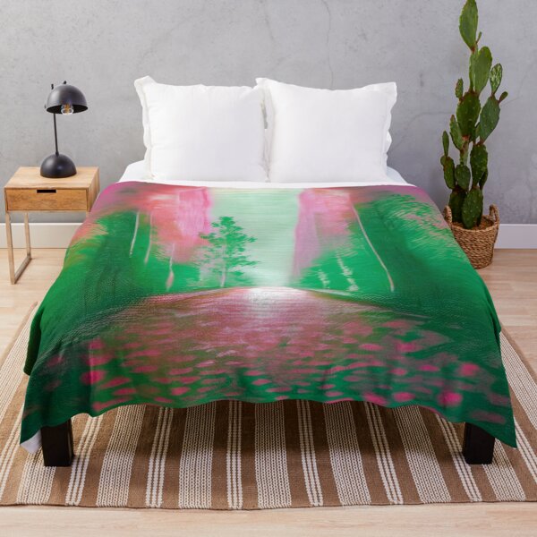 Item preview, My Mystical City - Shades of green and pink- pastel/a2 designed and sold by My-fake-places.