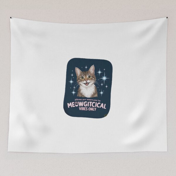 Item preview, Meowgical Cat Tee Where Magic Meets Feline Fun designed and sold by dirarr.