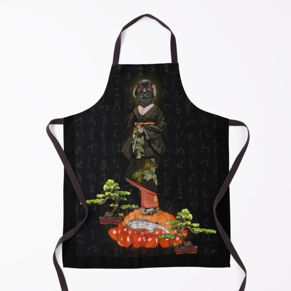 Item preview, 'Lucky Geisha' Cat on Sushi Bridge Painting designed and sold by Venus-in-Virgo.