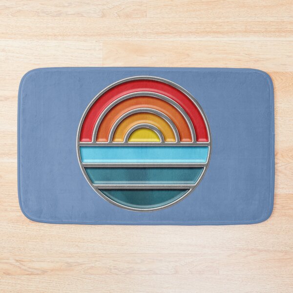 Item preview, orange ocean sunset enamel designed and sold by EnamelStudio.