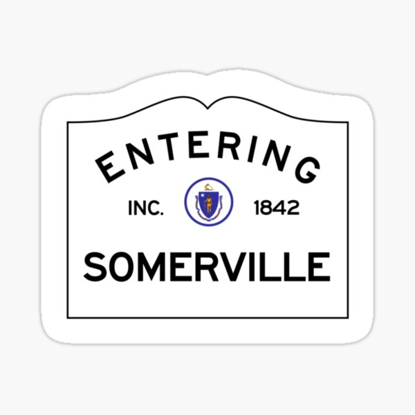 Item preview, Entering Somerville designed and sold by delmarvastickers.