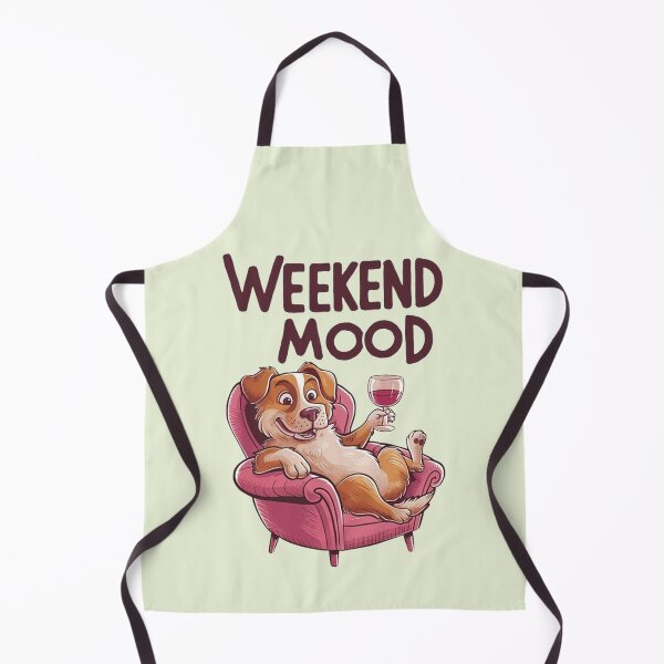 Item preview, Weekend Mood Funny Dog Wine Lover designed and sold by Vicky021.