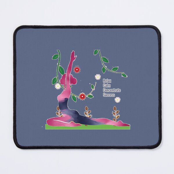 Item preview, Pink navy Lady Yoga relax life, Mantra quote  designed and sold by Nanthanon.