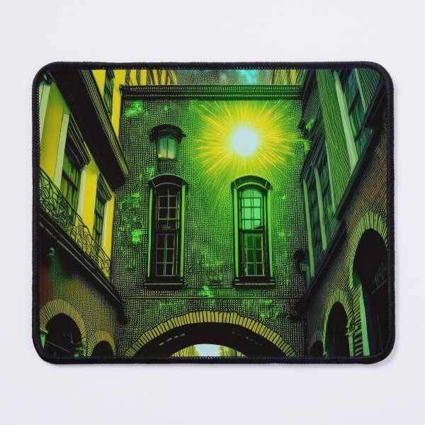Item preview, My Mystical City - Shades of turquoise and black- darknessl/b1 designed and sold by My-fake-places.