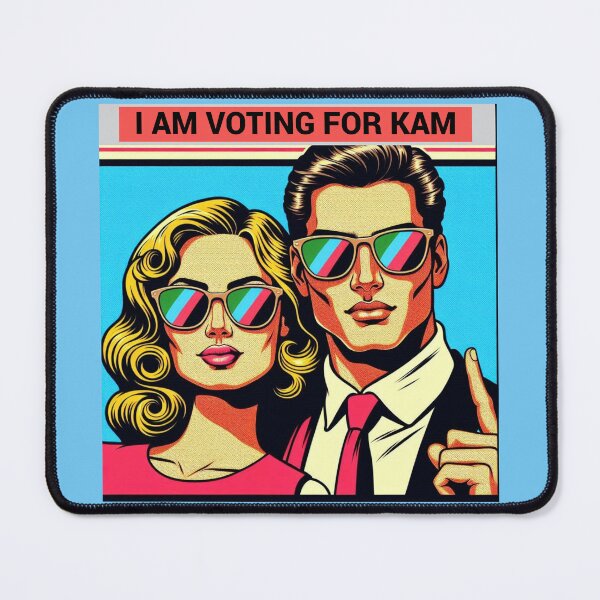 Item preview, I AM VOTING FOR KAM designed and sold by DesignsByPrnces.