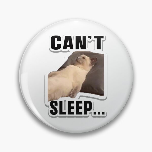 Item preview, Cat Can't Sleep designed and sold by lavilaverna.