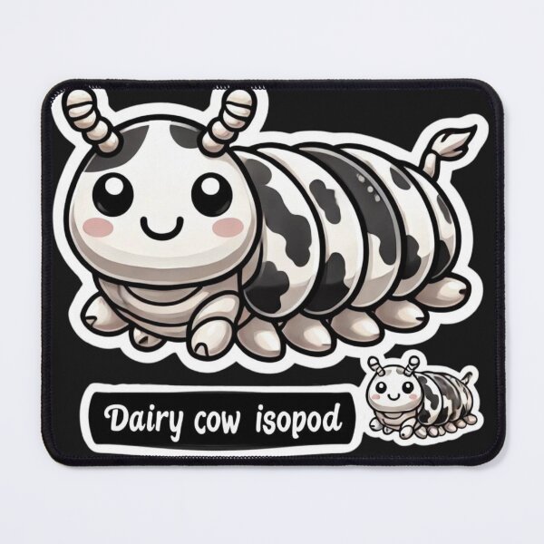 Item preview, Cow-sopod Dairy Cow Isopod designed and sold by NutSkyArt.
