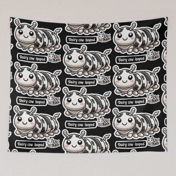 Item preview, Cow-sopod Dairy Cow Isopod designed and sold by NutSkyArt.