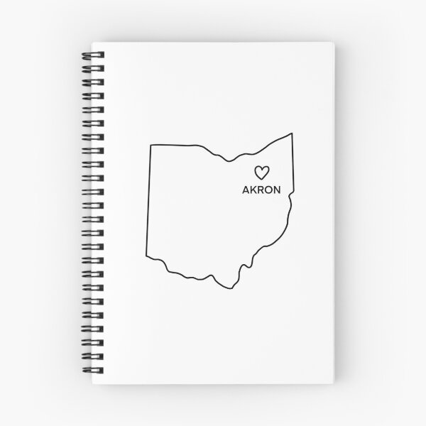 Item preview, Akron State Outline designed and sold by delmarvastickers.
