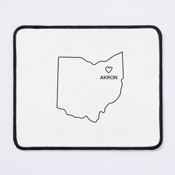 Item preview, Akron State Outline designed and sold by delmarvastickers.