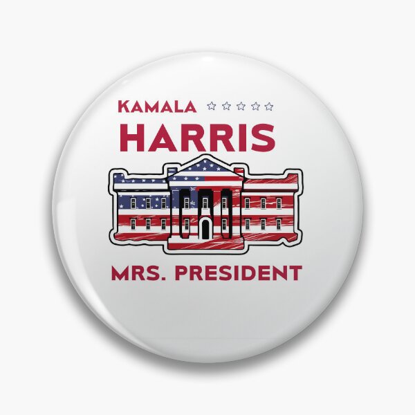 Item preview, Kamala Harris 2024 | vintage style | MRS. PRESIDENT designed and sold by RedCircleArt.