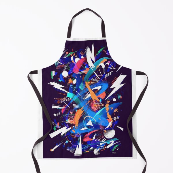 Item preview, Neon thunder art painting designed and sold by Paintbase.