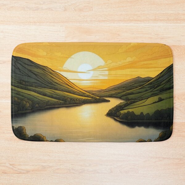 Item preview, The serenity over Lake District  designed and sold by canvasriddle.