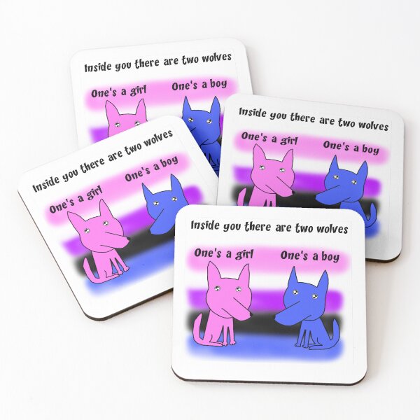 Item preview, Genderfluid Wolves designed and sold by Natty Warkentin.