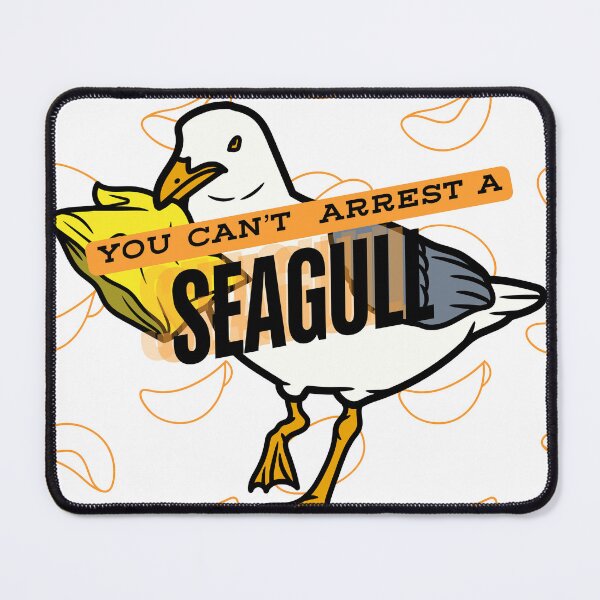 Item preview, You Can't Arrest A Seagull V5 designed and sold by JumpinJacks.