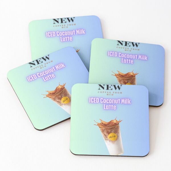 Item preview, MCD Iced Coconut Milk Latte designed and sold by koolfel98.