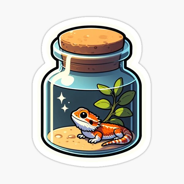 Item preview, Contains bearded dragon designed and sold by Stickecstasy.