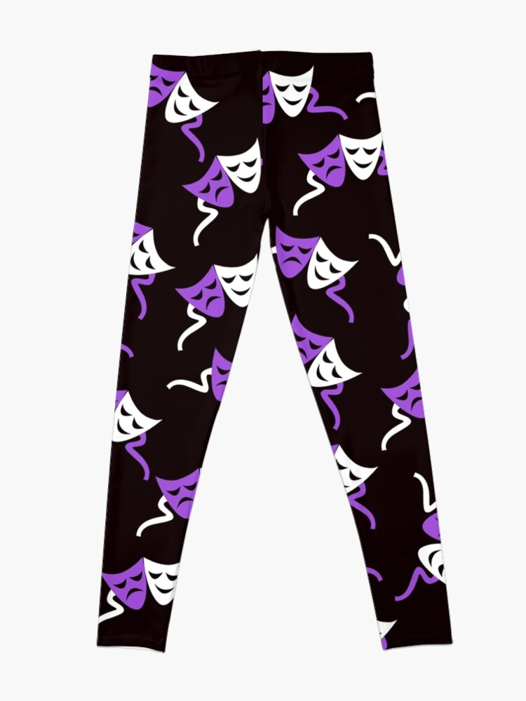 Alternate view of Theatre Masks Pattern Leggings