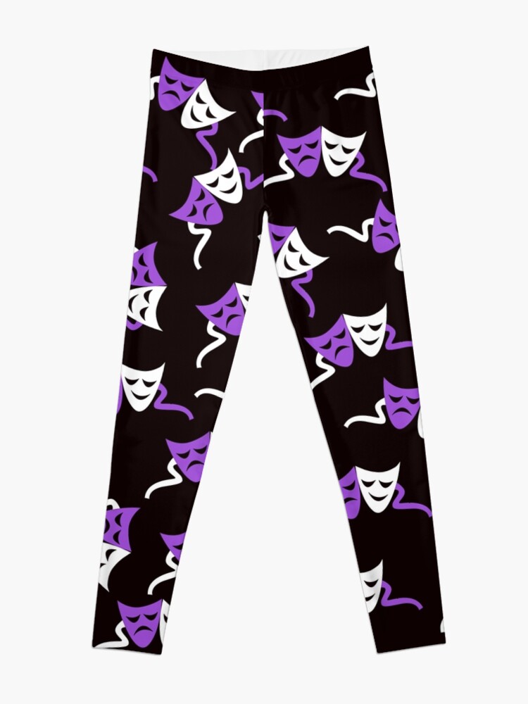 Alternate view of Theatre Masks Pattern Leggings