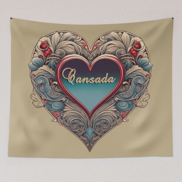 Item preview, Tired romantic sensitive heart, spanish quotes designed and sold by La Loca.