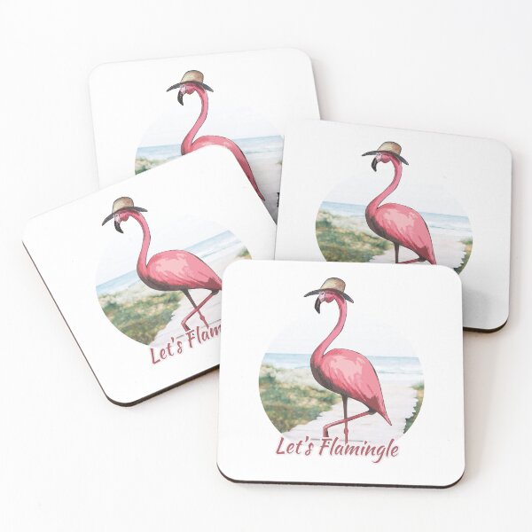 Item preview, Let's Flamingle Flamingo Shirt designed and sold by hambonepickle.