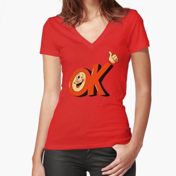 Fitted V-Neck T-Shirt