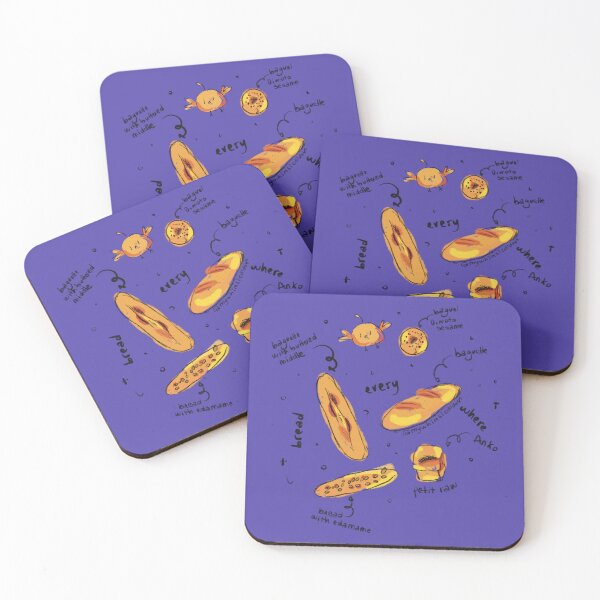 Item preview, Delicious bread illustration designed and sold by TeddyXElliott.