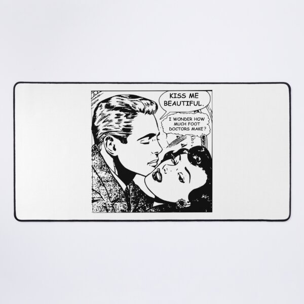 Item preview, Kiss Me Beautiful - Classic comic style with a twist designed and sold by TheLeeryLeaf.
