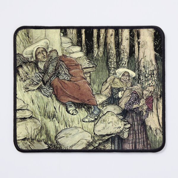 Item preview, Aase on the Mill House Roof - Peer Gynt - Arthur Rackham designed and sold by forgottenbeauty.