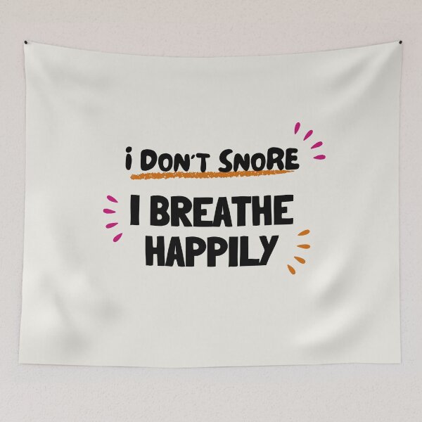 Item preview, I don't snore, I breathe happily designed and sold by FedoraDesign.