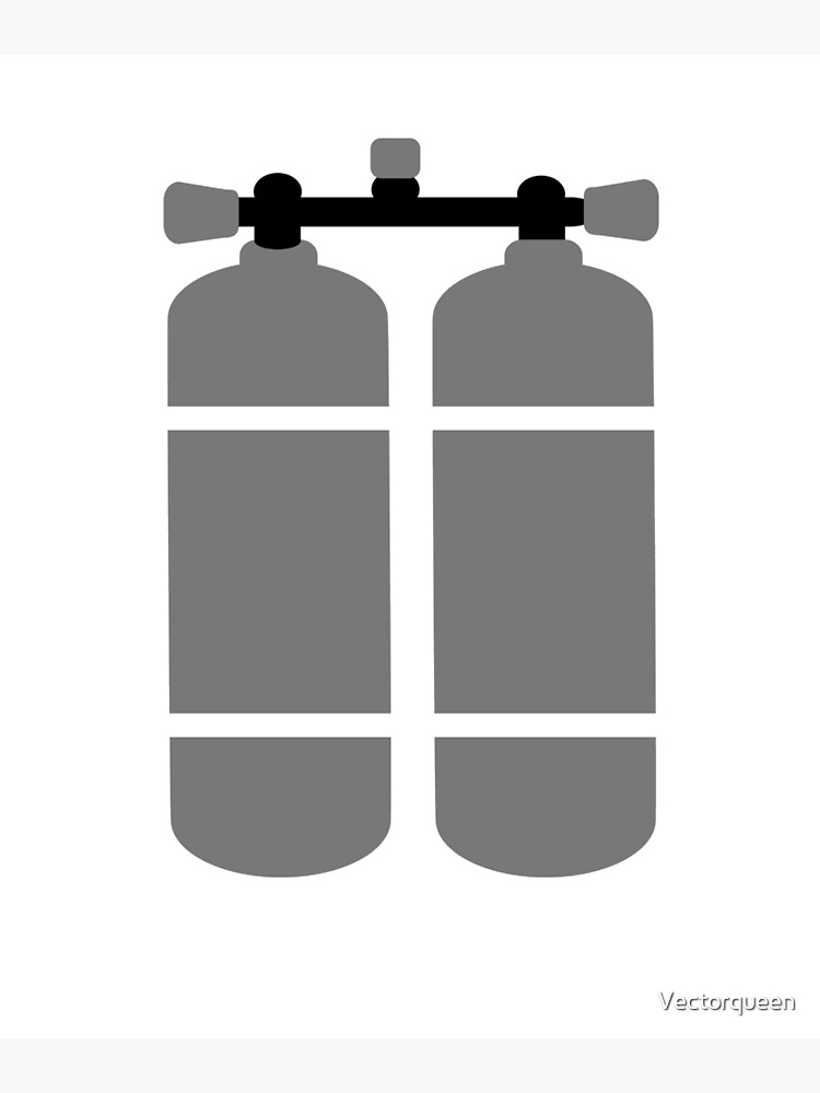 "scuba tank" Poster for Sale by Vectorqueen Redbubble
