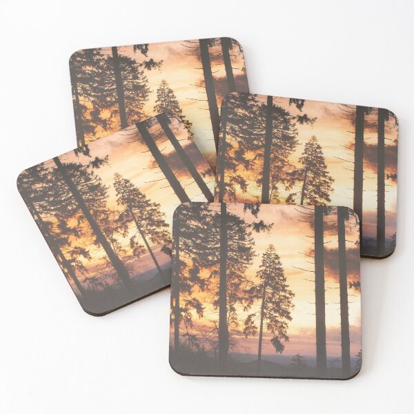 Item preview, True Romance // Romantasy Wanderlust Summer Sunset Forest With Cascadia Trees Covered In Warm Sun Light designed and sold by Tordis Kayma.