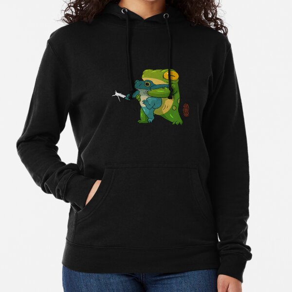 Item preview, cute stabby frog being held back let it go bro artwork asian style designed and sold by DingHuArt.
