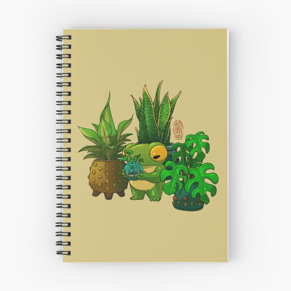 Item preview, cute frog taking care of plants and tadpole artwork asian style designed and sold by DingHuArt.