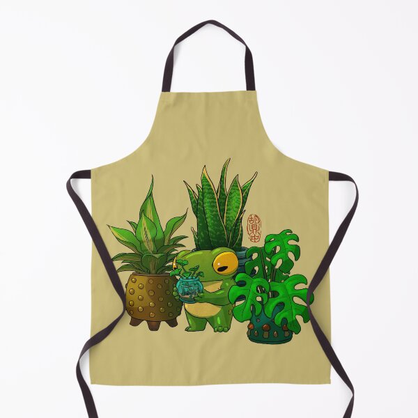 Item preview, cute frog taking care of plants and tadpole artwork asian style designed and sold by DingHuArt.