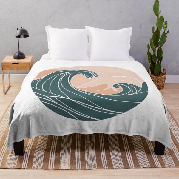 Item preview, sea wave with minimalist style designed and sold by mood-draftsman.