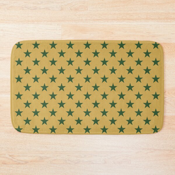 Item preview, Small PINE GREEN STARS on GOLD  designed and sold by RachelMacht.