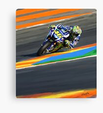 Valantino Rossi 2nd Painting - Oil on Canvas Canvas Print