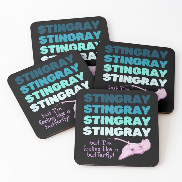 Item preview, Stingray Like A Butterfly Funny Gifts For Fans Of Aquatic Animals designed and sold by ZIPsketch.