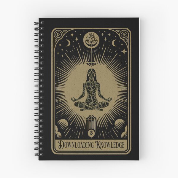 Item preview, Downloading Knowledge Tarot Card T-Shirt designed and sold by goshirtify.