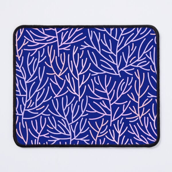Item preview, Blue linear pattern with trees designed and sold by achtung-ein.