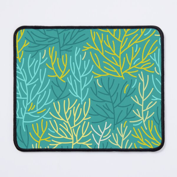Item preview, Green linear pattern with trees designed and sold by achtung-ein.