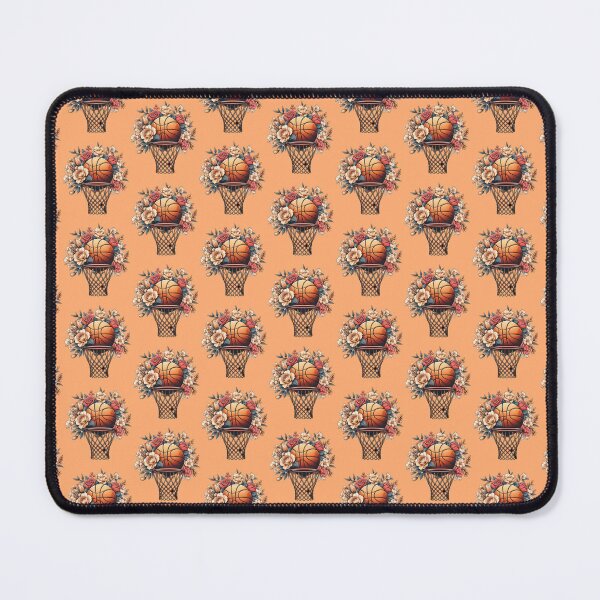 Item preview, Vintage Basketball Hoop Flowers Lover Basketball Fan Floral - designed and sold by PurpleLoveStore.