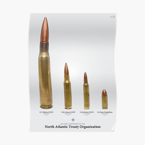 NATO Military Cartridges Poster