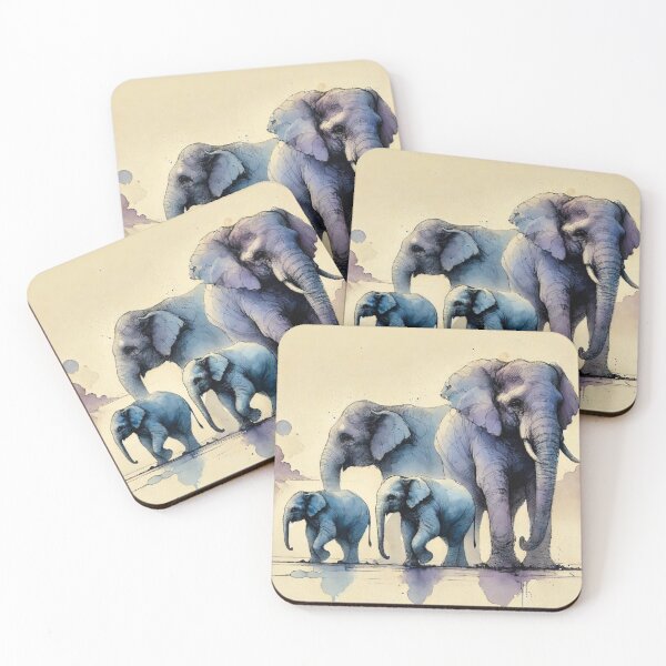 Item preview, Elephant Family designed and sold by FusiTink.